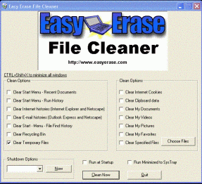 Easy Erase File Cleaner Screenshot